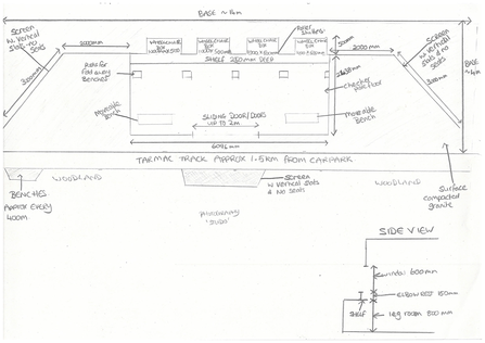 Plan layout for Accessible hide area