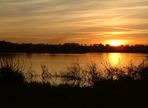 Sunset over Pitsford