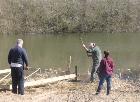 Hide building at Grafham Water