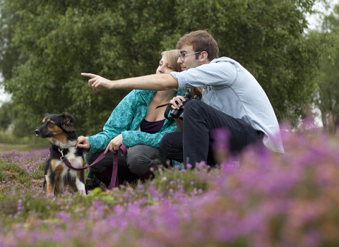 People and dog - Tom Marshall