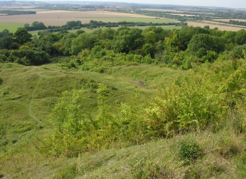 Totternhoe Knolls view credit. Henry Stanier