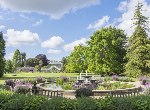 Cambridge University Botanic Garden Fountains