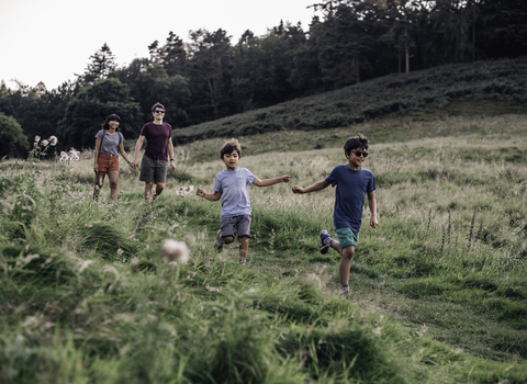 Family fun on a nature reserve