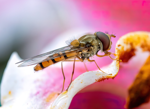 Marmalade Hoverfly c.Dave Woodcock